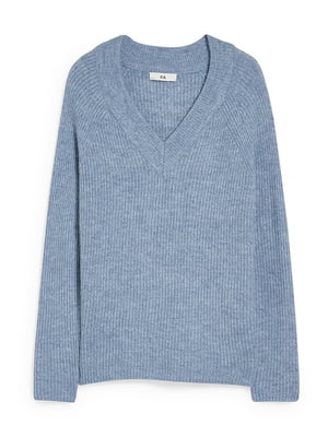 Пуловер синьо-сірого кольору | 6811710