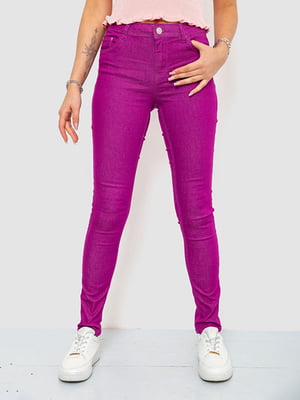 Фіолетові завужені штани | 6810266