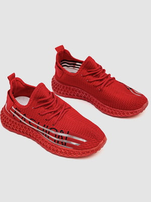 Красные текстильные кроссовки | 6810373