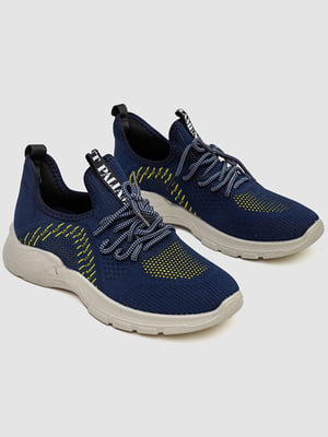 Сині текстильні кросівки | 6810389