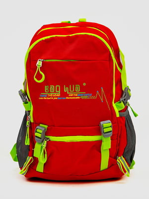 Красный рюкзак с яркими деталями | 6810438