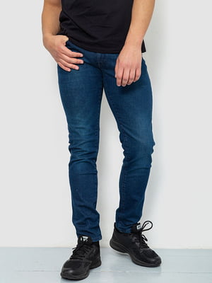 Сині класичні джинси з кишенями | 6812537