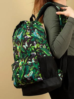 Зелений рюкзак із високоякісної водонепроникної тканини | 6812164