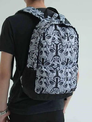 Рюкзак графітового кольору з 3D сіткою для вентиляції | 6812167