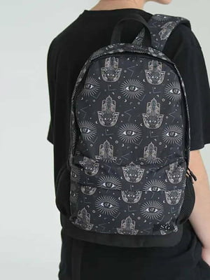 Черный рюкзак из высококачественной водонепроницаемой ткани | 6812175