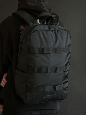Черный тактический рюкзак с дополнительными отделениями для гаджетов | 6812204