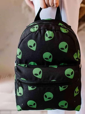 Разноцветный мини-рюкзак со светоотражательными деталями | 6812207