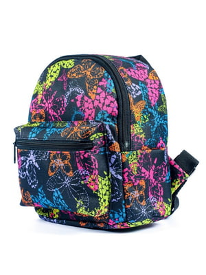 Маленький різнокольоровий рюкзак з метеликами | 6812735