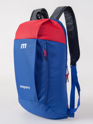 Синій з червоним рюкзак у спортивному стилі | 6812757