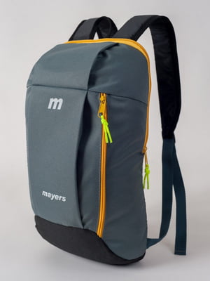 Рюкзак сірого кольору в спортивному стилі  | 6812759