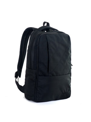 Чорний непромокаємий рюкзак з потаємними кишенями | 6812860