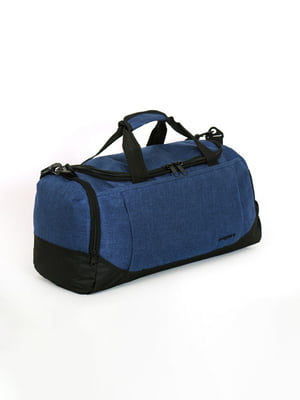 Практична дорожня сумка з непромокаємої тканини синього кольору | 6812886