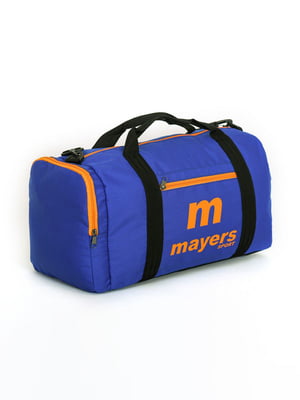 Яскрава синього кольору тканинна спортивна сумка | 6812888
