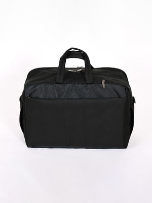Чорна сумка-портфель з відділенням під ноутбук | 6812901