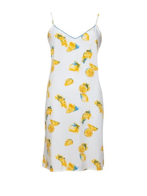 Сорочка нічна Phoebe із лимонним принтом | 6815595