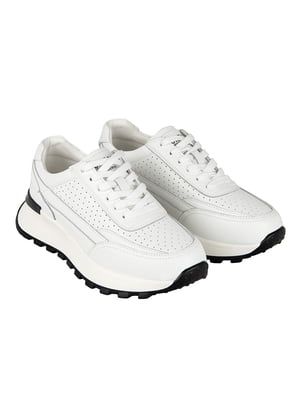 Білі шкіряні кросівки | 6815672