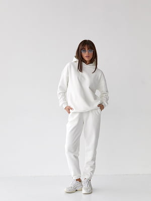 Білий костюм: худі та джогери | 6816430