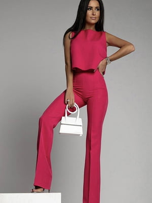 Рожевий костюм-двійка: топ і штани | 6816467