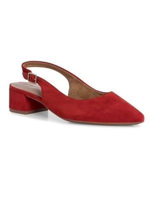 Червоні замшеві туфлі | 6815997