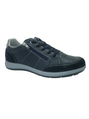 Сині кросівки з натуральних матеріалів | 6816033