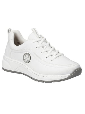 Білі кросівки з шнурівками | 6816098