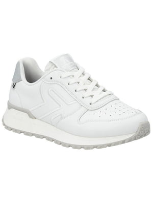 Білі кросівки з шнурівками | 6816179