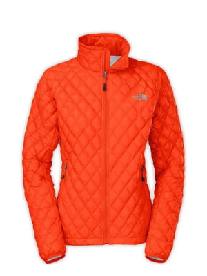 Стеганая оранжевая куртка на синтепоне | 2604375