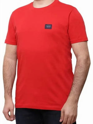 Червона футболка із органічної бавовни | 6817527