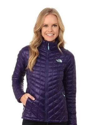 Стьобана фіолетова куртка з водовідштовхувальною оболонкою DWR | 6817553