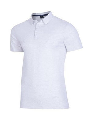Бавовняна біла футболка-поло  | 6817600