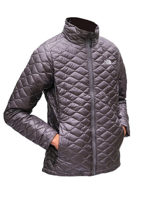 Сіра стьобана куртка з водовідштовхувальною оболонкою DWR | 6817698