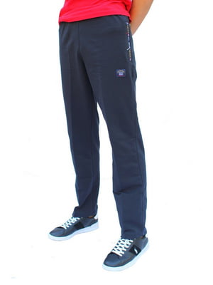 Спортивные брюки синего цвета | 6817838