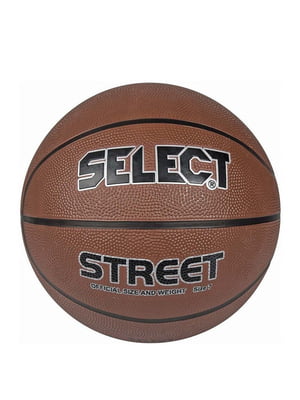 Баскетбольний м”яч коричневого кольору з логотипом | 6817886