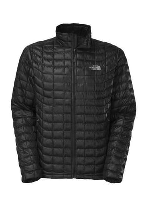 Чорна стьобана куртка з водовідштовхувальною оболонкою DWR | 6817978