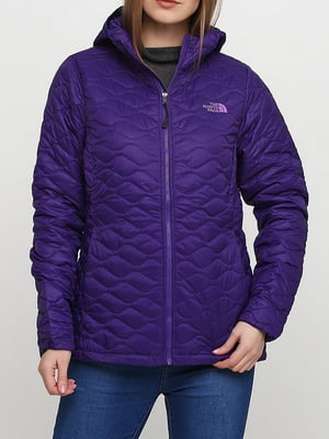 Фіолетова стьобана куртка з водовідштовхувальною оболонкою DWR | 6817983