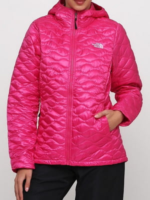 Рожева стьобана куртка з водовідштовхувальною оболонкою DWR | 6817986