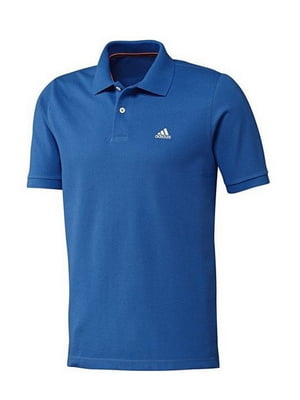 Синя футболка-поло з логотипом бренду | 6818002