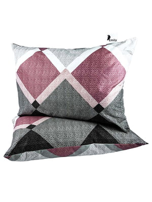 Набір антиалергенних подушок “Дача” кольорові ромби (50х70 см) | 6820092