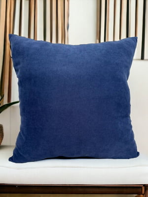 Подушка декоративна "Homely" синя (45х45 см) | 6820313