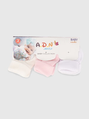 Комплект дитячих шкарпеток різнокольоровий | 6818096