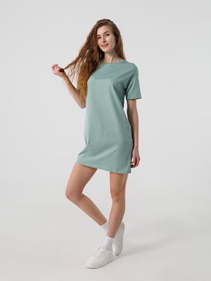 Сукня прямого крою зелена | 6818168