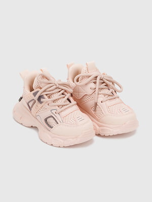 Кросівки рожеві з екошкіри | 6818746