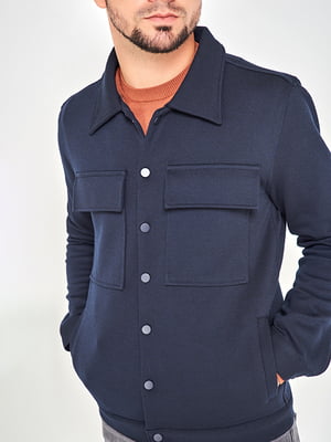 Куртка-рубашка темно-синя | 6818776