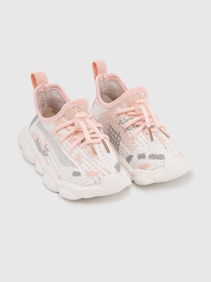 Кросівки рожеві на шнурівці | 6818905