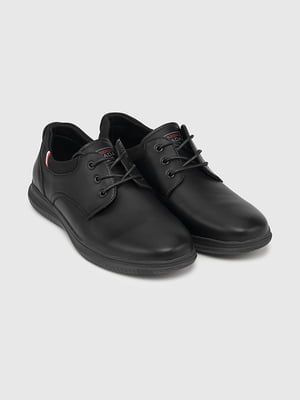 Чорні туфлі з логотипом бренду | 6818980