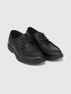 Класичні туфлі чорного кольору із екошкіри | 6818982