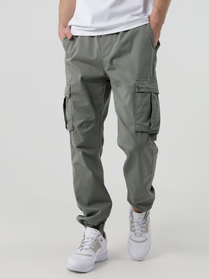 Зелені штани карго-джогери | 6819031
