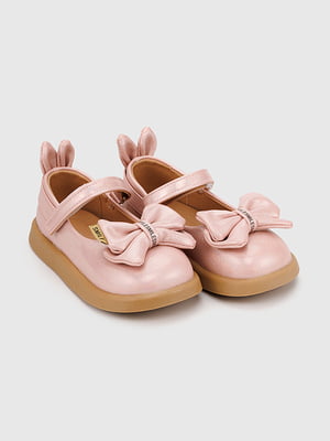 Туфлі з екошкіри рожеві | 6819347