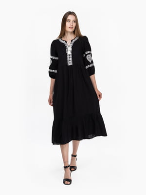 Сукня- вишиванка чорна | 6819577