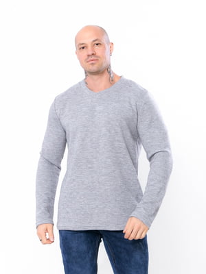 Ангоровий сірий пуловер | 6821832